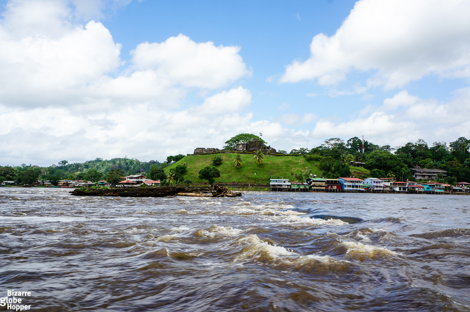 Town of El Castillo at the banks of Rio San Juan River, Nicaragua