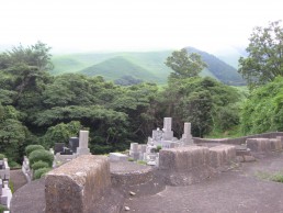 Cemetery in Beppu.