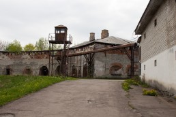 Prison yards, watch tower, Patarei prison, Tallinn