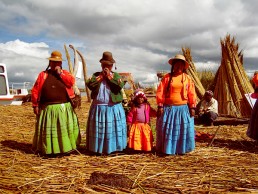 floating Uros Island, Lake Titicaca, Peru