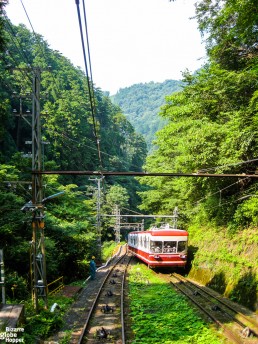 The cable car to Mount Koya, Koyasan, Japan