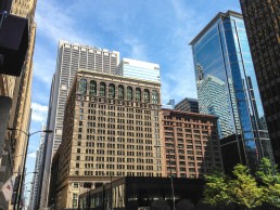 Chicago skyline in Illinois, USA