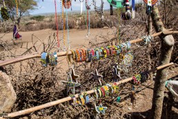 Colorful Maasai jewellery, Ngorongoro, Tanzania