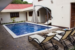 nner yard yard pool of Hotel Flor de Sarta in León, Nicaragua