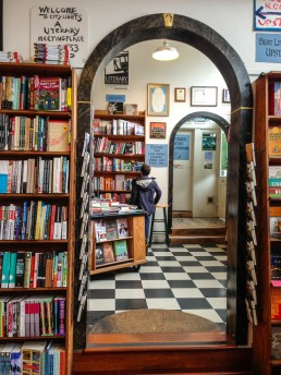 Inside the iconic City Lights Bookstore, San Francisco