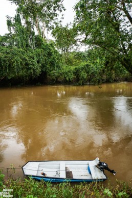 Our boat with which we traveled 8 hrs deep into the jungle of Indio Maíz, Nicaragua