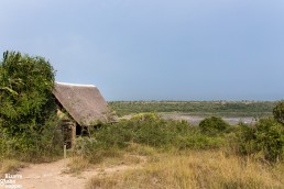Our tented cottage at Kasenyi Safari Camp in Queen Eizabeth National Park, Uganda
