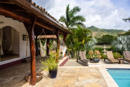 Poolside at Rancho Chilamate, Nicaragua