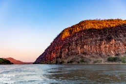 The Red Cliff in Lower Zambezi National Park, Zambia