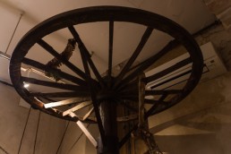 Torture wheel in the torture equipment exhibition in Toledo, Spain