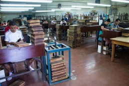 workers in cigar factory esteli nicaragua