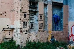 Are You Dead street art from El Carmen, Valencia