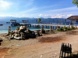 Gili Trawangan's tiny harbor