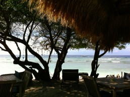 Gili Trawangan has nice terraces with gorgeous seaviews