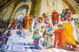 Raphael's famed the School of Athens, Vatican Palace