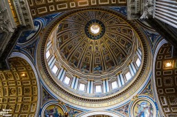 The massive dome of St Peter's Basilica was designed by Michelangelo himself