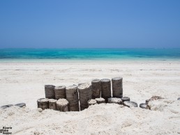 Paradise beach named Bwejuu in front of Baraza Resort, Zanzibar