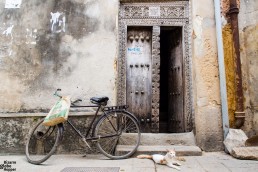 Carved wooden door, Stone Town, Zanzibar