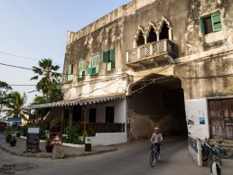 Entrance to Stone Town, the old town of Zanzibar