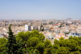 View over Cartagena from the medieval castle