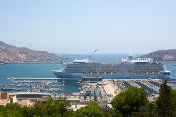 The port of Cartagena, Spain