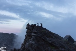 At the edge of the Nyiragongo volcano rim, Congo DR