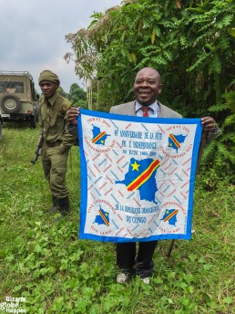 Our tour guide Daniel from Kasitu Ecotours in Virunga National Park, Congo DR