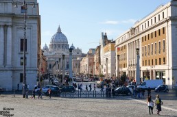 View to Vatican city from Castel St. Angelo