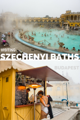 Challenge your stamina by soaking in the outdoor pools of Szechenyi Baths on a freezing winter day!