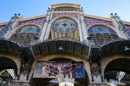 Central market of Valencia in the charming El Carmen neigborhood