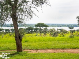 The view from our cottage in the new Pakuba Safari Lodge, Murchison Falls