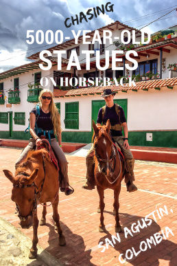 Hop on horseback and go explore the 5000-year old statues of the UNESCO Site of San Agustin Archeological Park in Colombia.