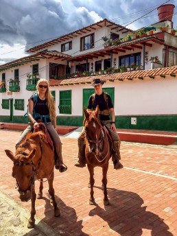 Piritta and Niina Riding in San Agustin, Colombia.