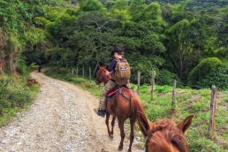 Horseback riding, in San Agustin, Colombia
