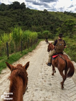 Piritta and Niina Riding in San Agustin, Colombia.