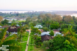 The ecovillage of Puerto Narino in the Colombian Amazon