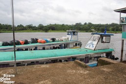 The river boats that carry passengers through Rio San Juan, all the way from San Juan de Nicaragua to San Carlos