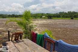 View from El Castillo to Rio San Juan River