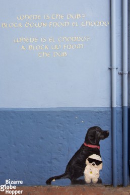 Pub mural in La Candelaria, Bogotá