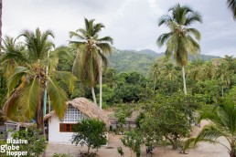 View to La Sierra (mountains) from La Mar de Bien