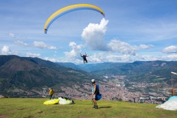 Paragliding in Medellin was one of the highlights of our Colombian adventures