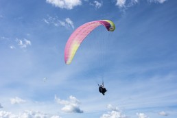 Paragliding in Medellin, Colombia. Fly like a bird and enjoy the cityscape of Medellin from above!