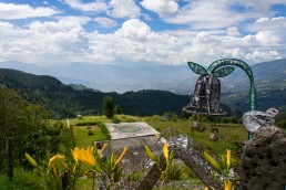 View towards Medellín from the luxurious 