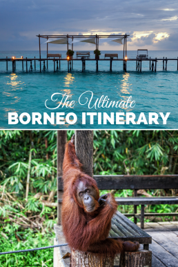 The best of Borneo squeezed into a 2-4 weeks itinerary. Orangutans, pygmy elephants, proboscis monkeys, rainforests and paradise beaches: pick your Bornean adventures! #Borneo #Malaysia #itinerary