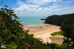 Stunning beach inside Bako National Park near Kuching, Malaysian Borneo