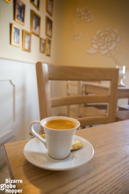 Lingering over a double espresso in the charming Café de las Novias, Cartagena