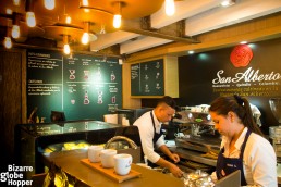 Café San Alberto inside the old town of Cartagena caters your specialty coffee needs with their super premium, wet-processed beans