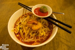 Sarawak Laksa at Borneo Delight, Kuching