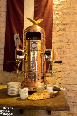 High-quality espresso machine: Victoria Arduino-Venus, Rocket Bean Roastery