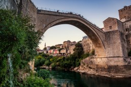 The legendary Mostar Bridge, Bosnia and Hertzegovina